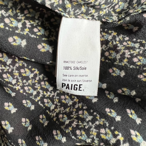 Paige sheer blouse size M - Picture 5 of 5